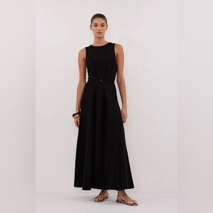DISSH SUE BLACK KNIT MAXI DRESS NWT